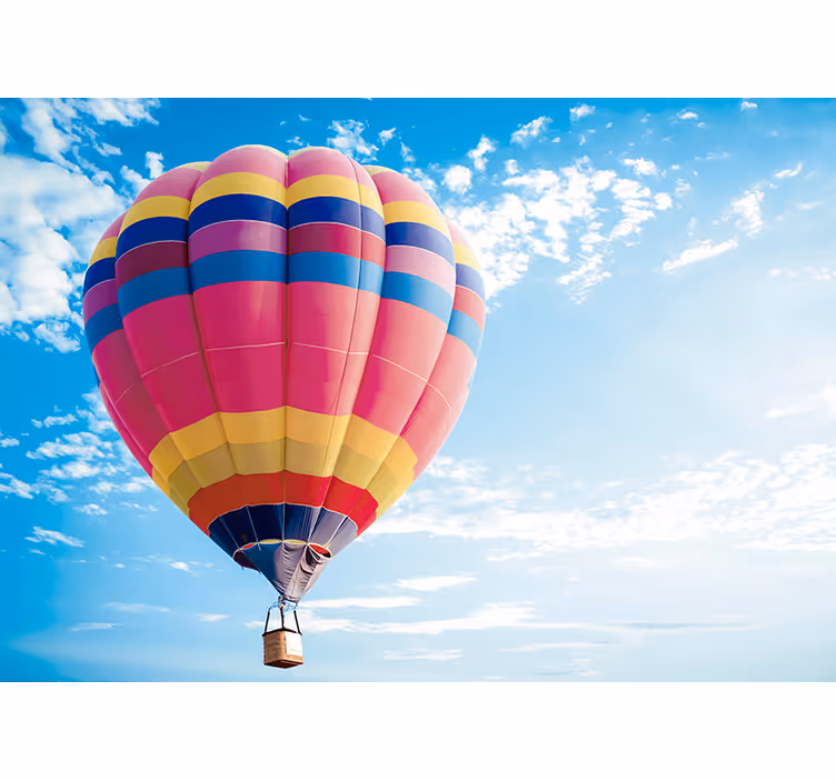 Rollo fenster wohnzimmer im vintage ballonrennen - TenStickers