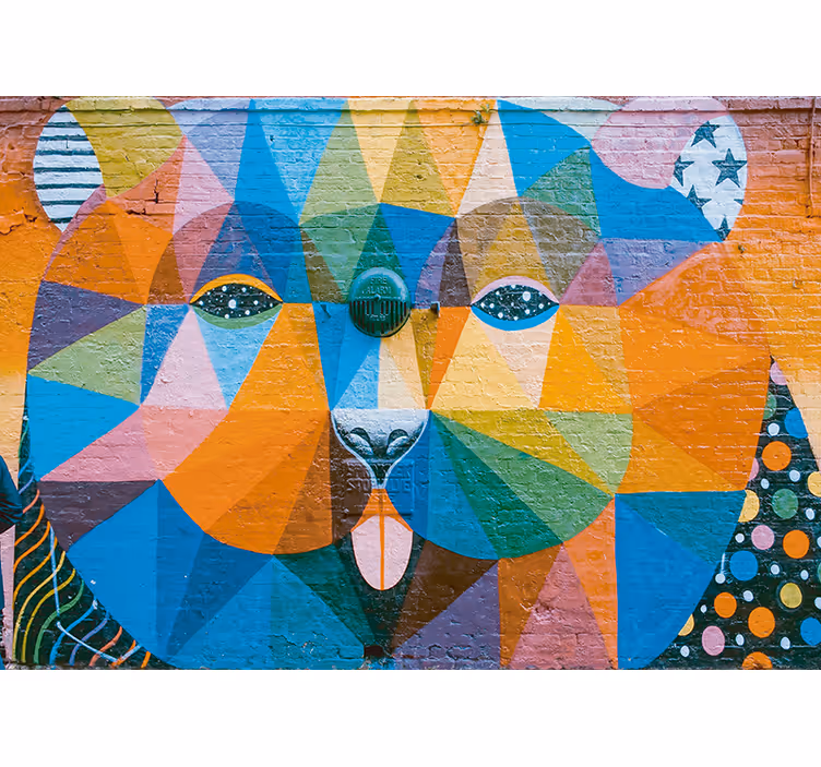 Rollo fenster wohnzimmer tribal graffiti - TenStickers