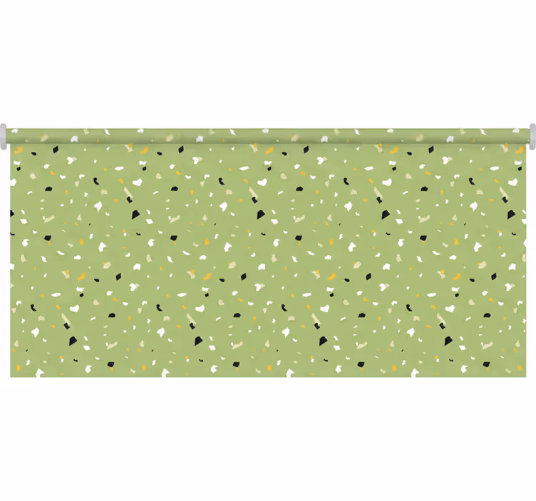 Rollo fenster grün terrazzo grün - TenStickers