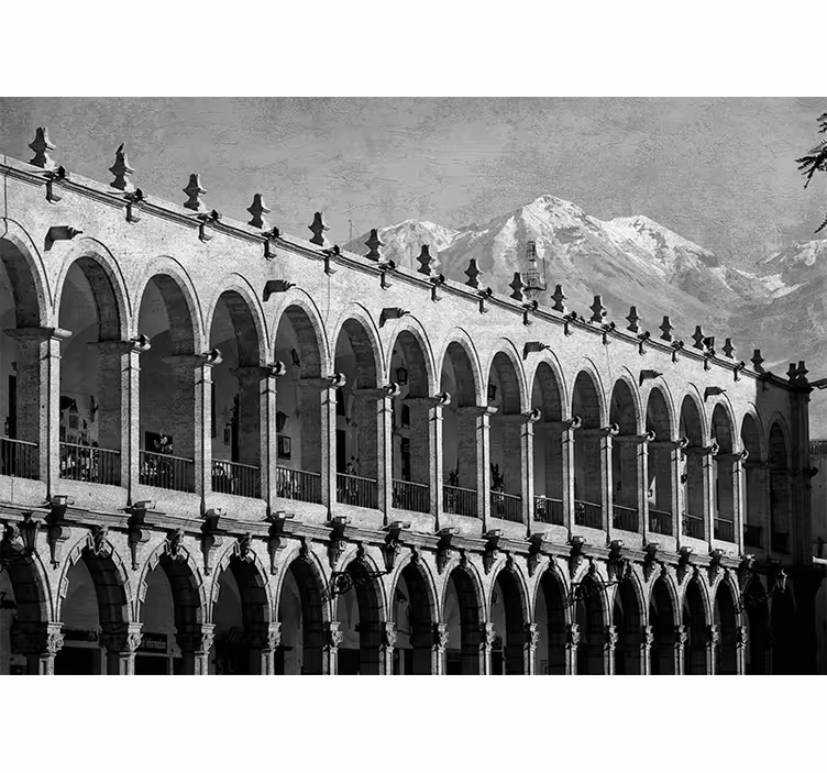 Rollo fenster wohnzimmer historisches arequipa - TenStickers