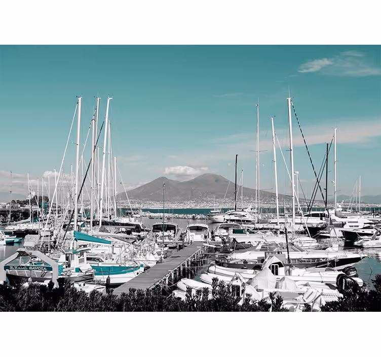 Rollo fenster wohnzimmer vesuvius landschaft - TenStickers