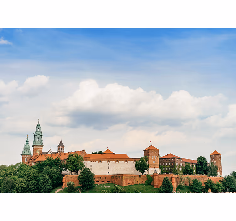 Rollo fenster wohnzimmer royal castle krakau - TenStickers