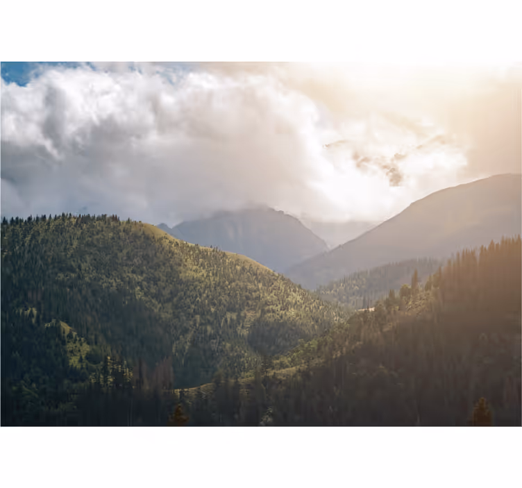 Rollo fenster wohnzimmer tatra nationalpark - TenStickers