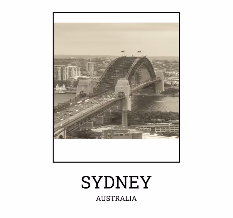 Rollo fenster wohnzimmer sydney schwarz weiß - TenStickers
