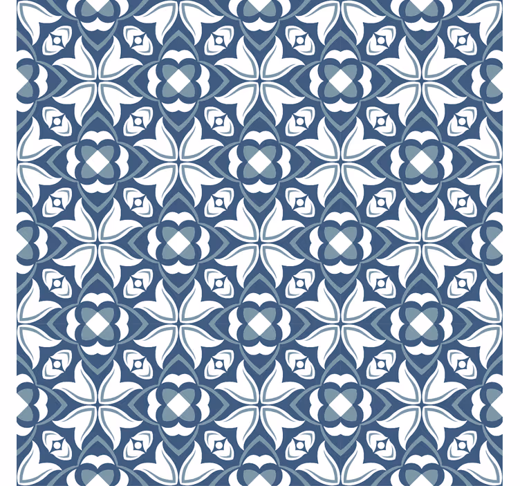 Rollo fenster wohnzimmer moderne blaue vase im hampton stil - TenStickers