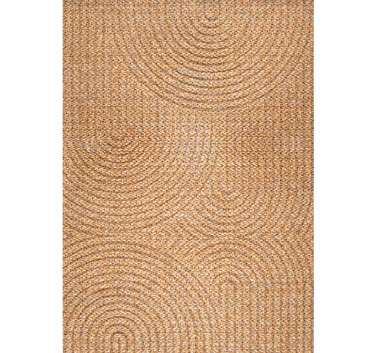 Rollo fenster beige mit bogen gewebe-effekt - TenStickers