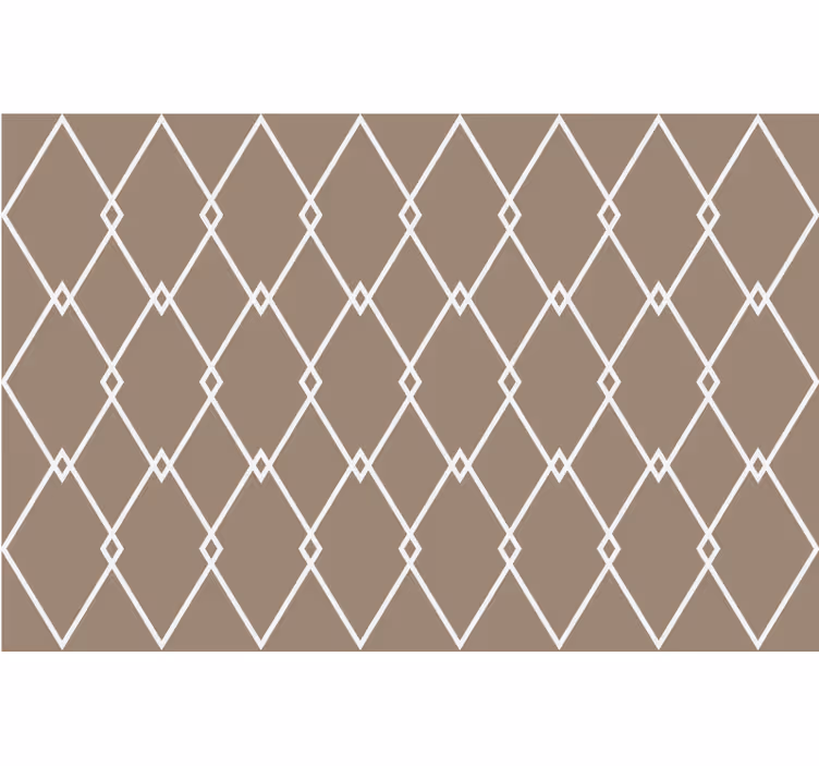 Rollo fenster beige im geometrischen küchendesign - TenStickers