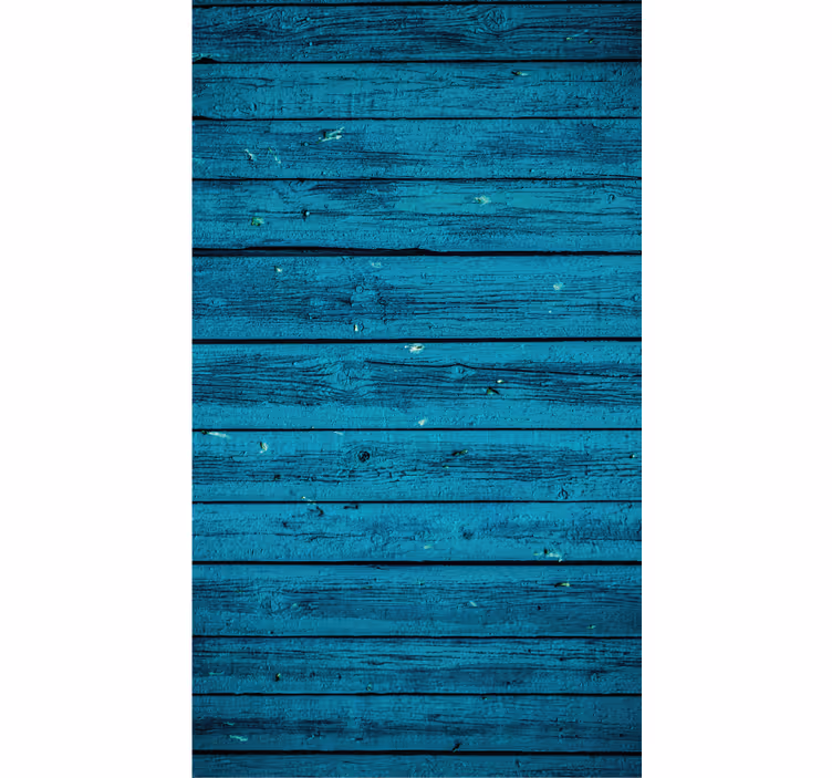 Rollo fenster schlafzimmer blaues holz - TenStickers
