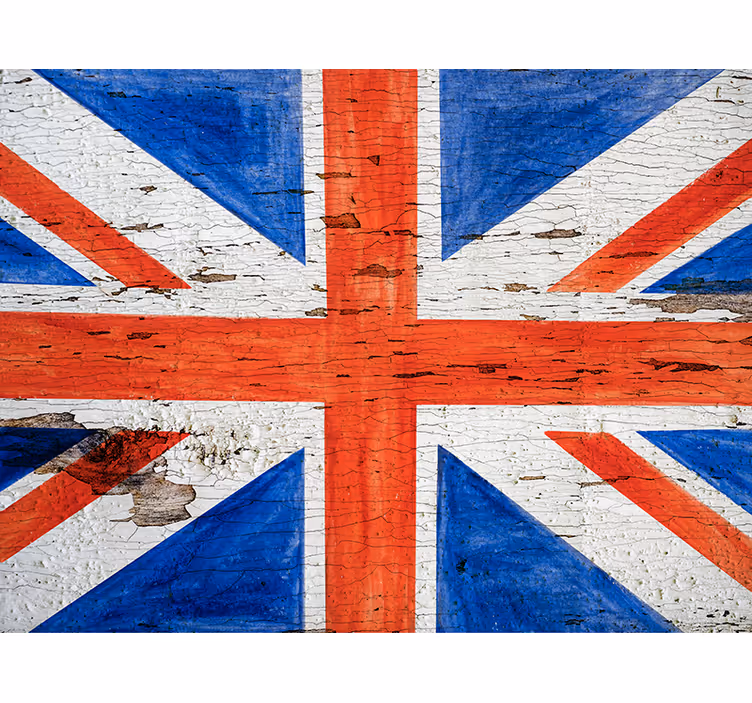 Rollo fenster schlafzimmer im urbanen stil uk flagge - TenStickers