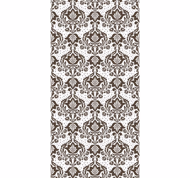 Rollo fenster schlafzimmer mit zierblumen muster - TenStickers