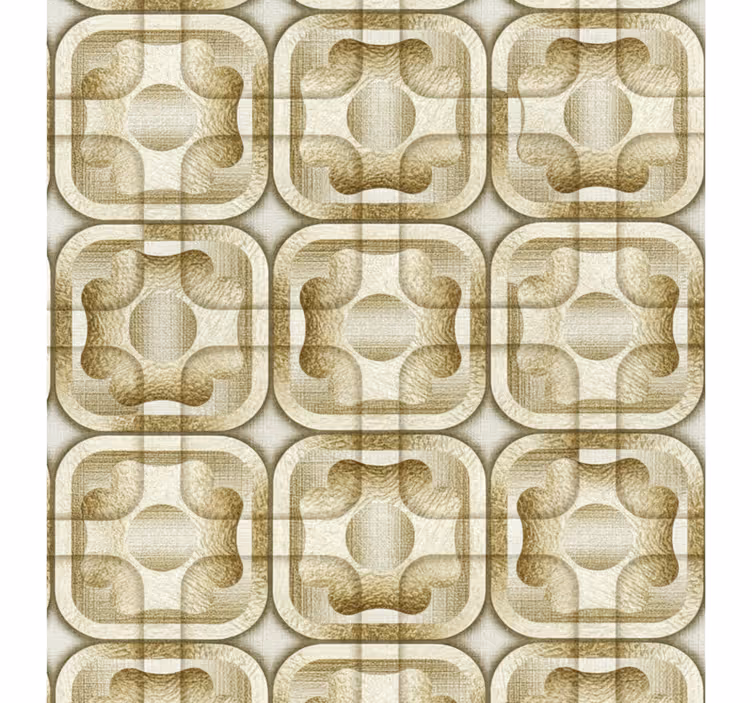 Rollo fenster vintage mit vintage-muster - TenStickers