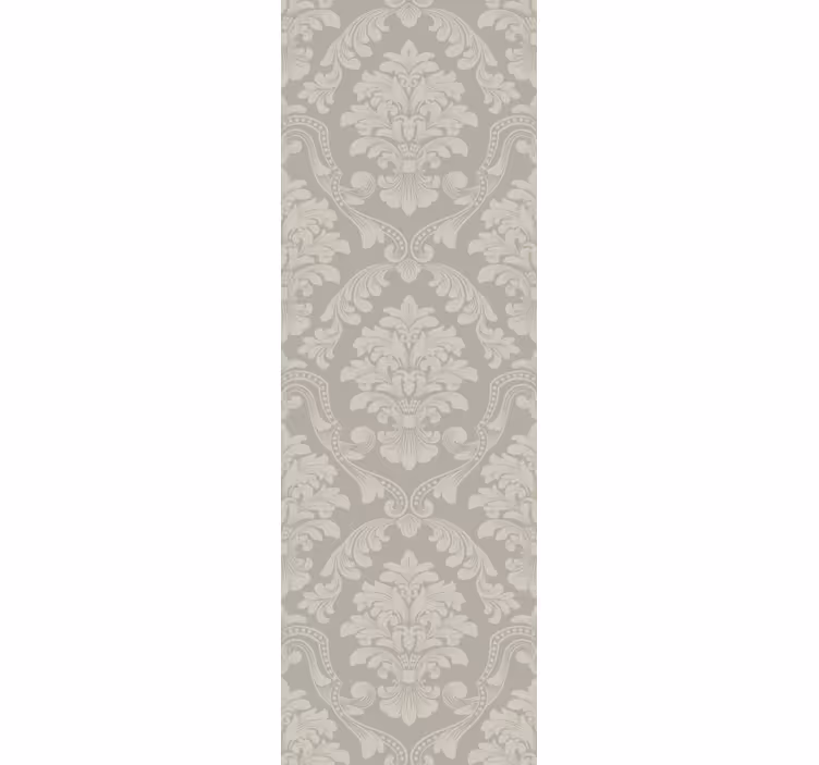 Rollo fenster vintage mit eleganten blätterdetails - TenStickers