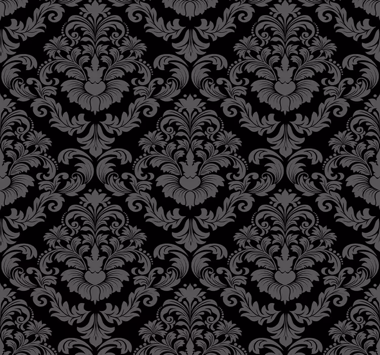 Rollo fenster vintage mit luxuriösem blumenmuster - TenStickers
