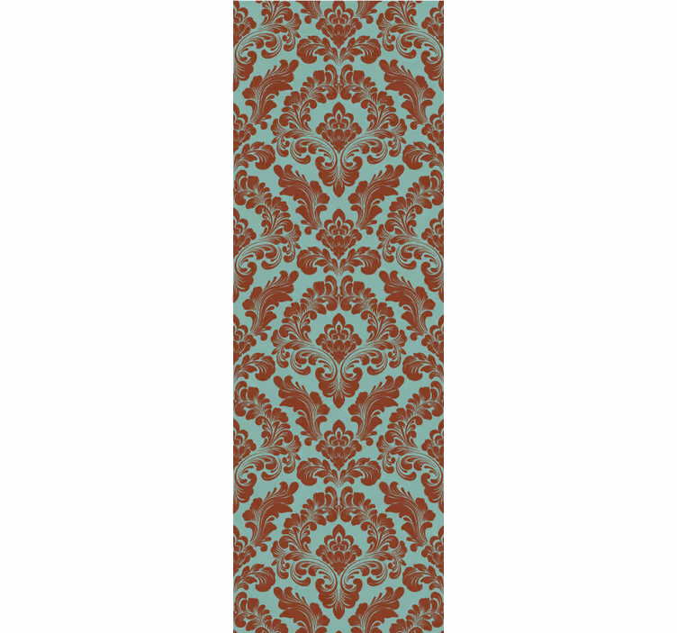 Rollo fenster vintage mit elegantem damask-druck - TenStickers
