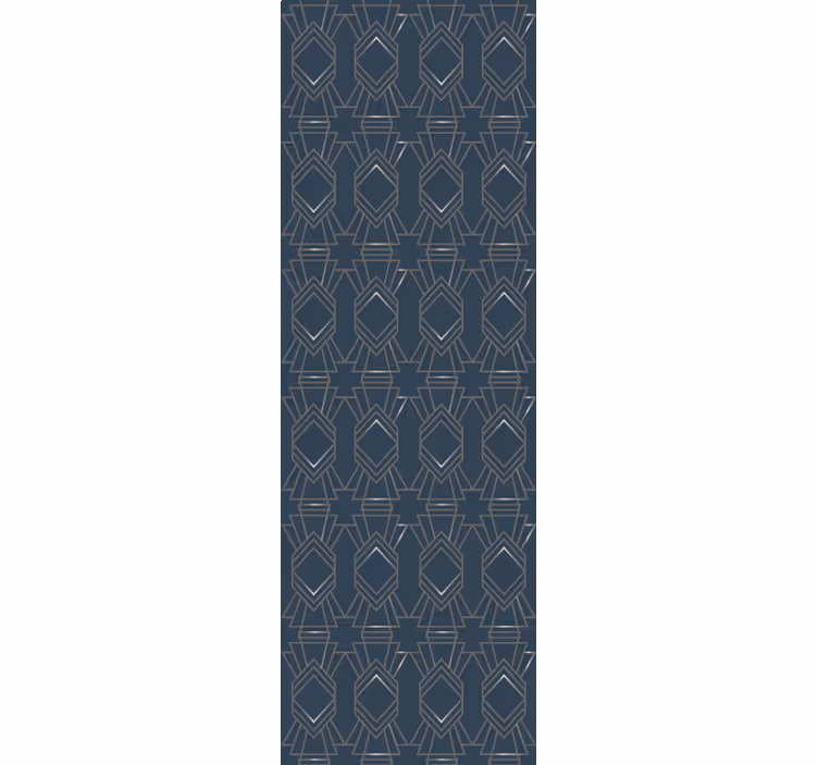 Rollo fenster vintage art déco rautenmuster - TenStickers
