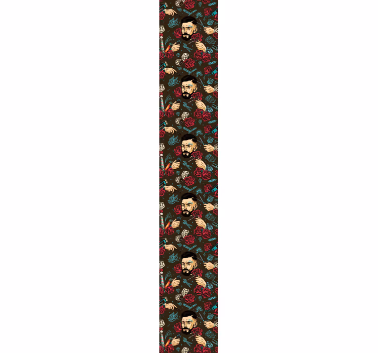 Rollo fenster vintage friseurstuhl vintage - TenStickers