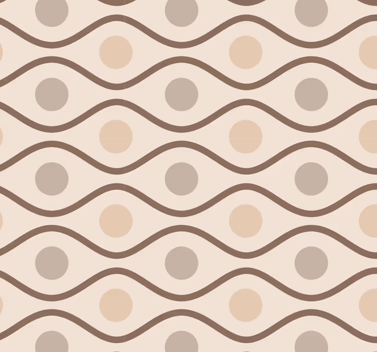 Rollo fenster vintage beige im 70er stil - TenStickers