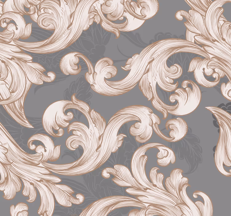 Rollo fenster vintage im barocken eleganzstil - TenStickers