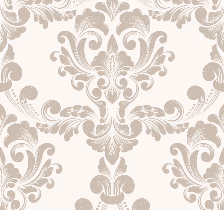 Rollo fenster vintage damast - TenStickers