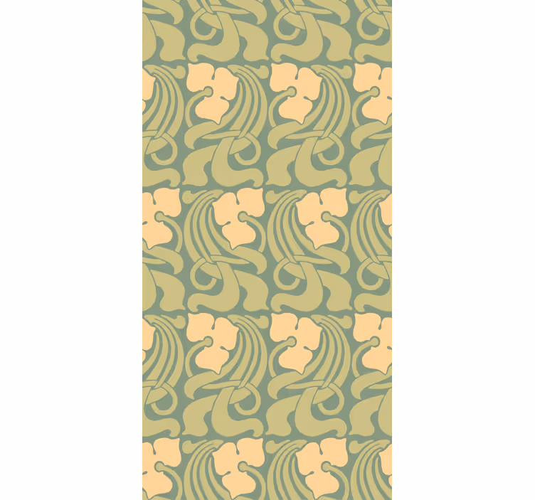 Rollo fenster vintage mit jugendstil-muster - TenStickers