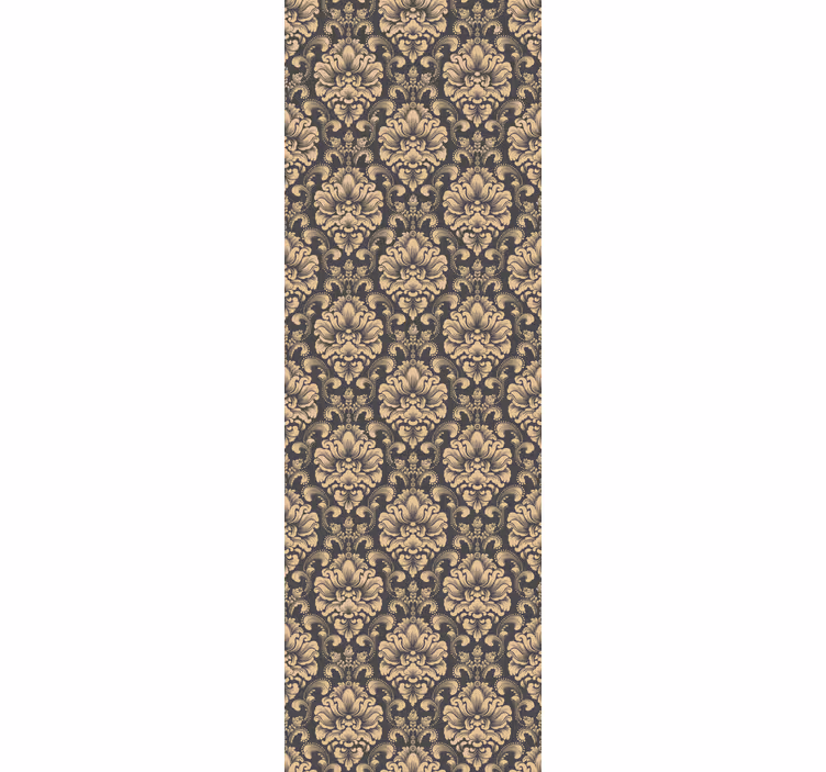 Rollo fenster vintage im goldenen barockdesign - TenStickers