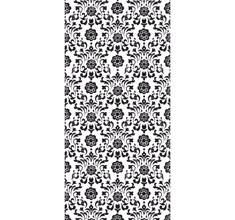 Rollo fenster vintage im royalty damask stil - TenStickers