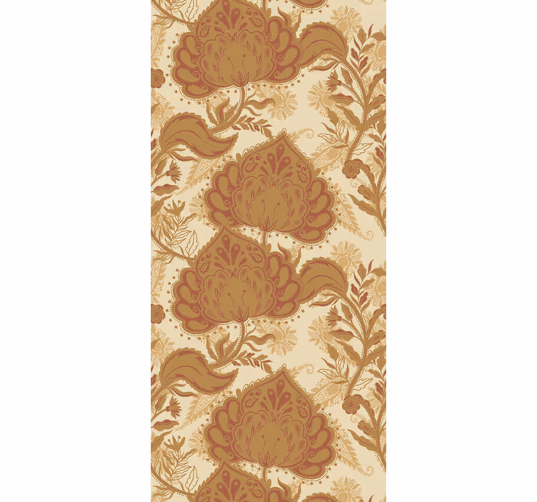 Rollo fenster vintage im floralen damaststil - TenStickers