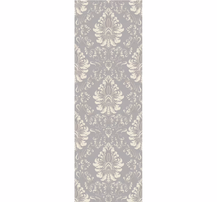 Rollo fenster vintage klassisches muster in creme und perle - TenStickers