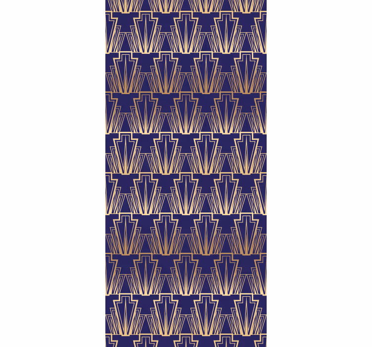 Rollo fenster vintage mit goldfarbenem farbverlauf - TenStickers
