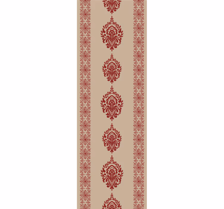 Rollo fenster vintage mit beigem floralen muster - TenStickers