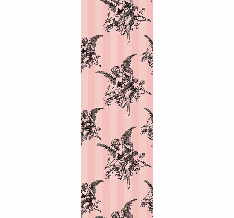 Rollo fenster vintage im toile-jouy-muster design - TenStickers