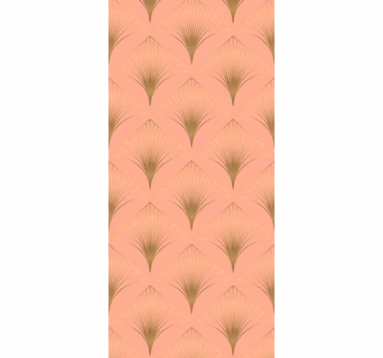 Rollo fenster vintage mit goldenem pfeilkunstmuster - TenStickers