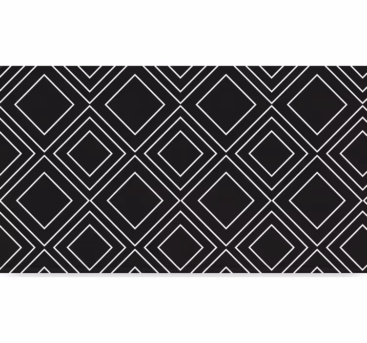 Rollo fenster schwarz geometrisches liniendesign - TenStickers