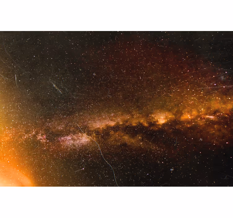 Rollo fenster wohnzimmer kosmischer regen im all - TenStickers