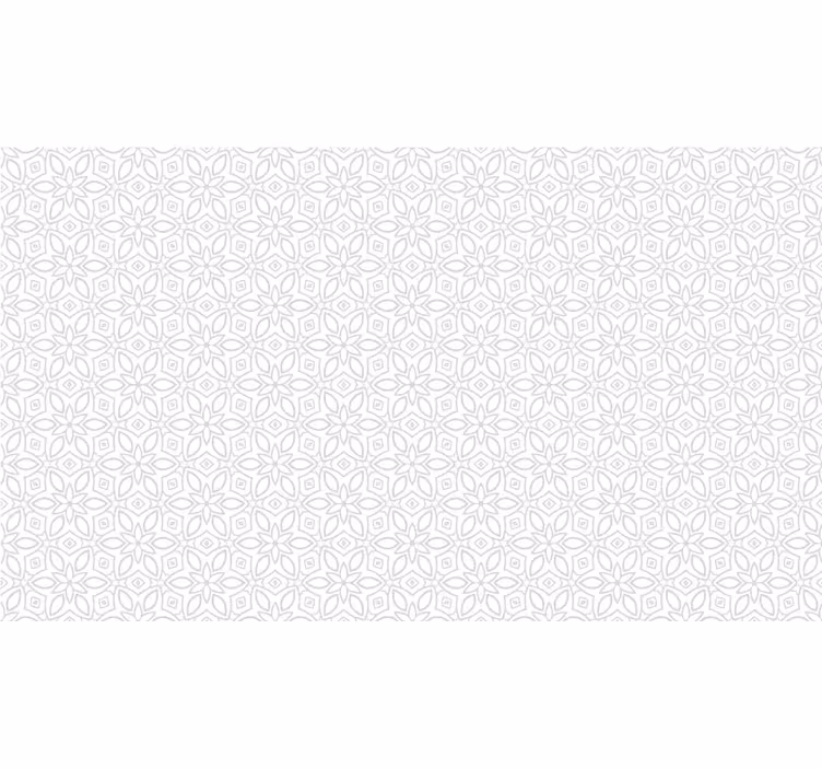 Rollo fenster weiß mit floralem hydraulischem design - TenStickers