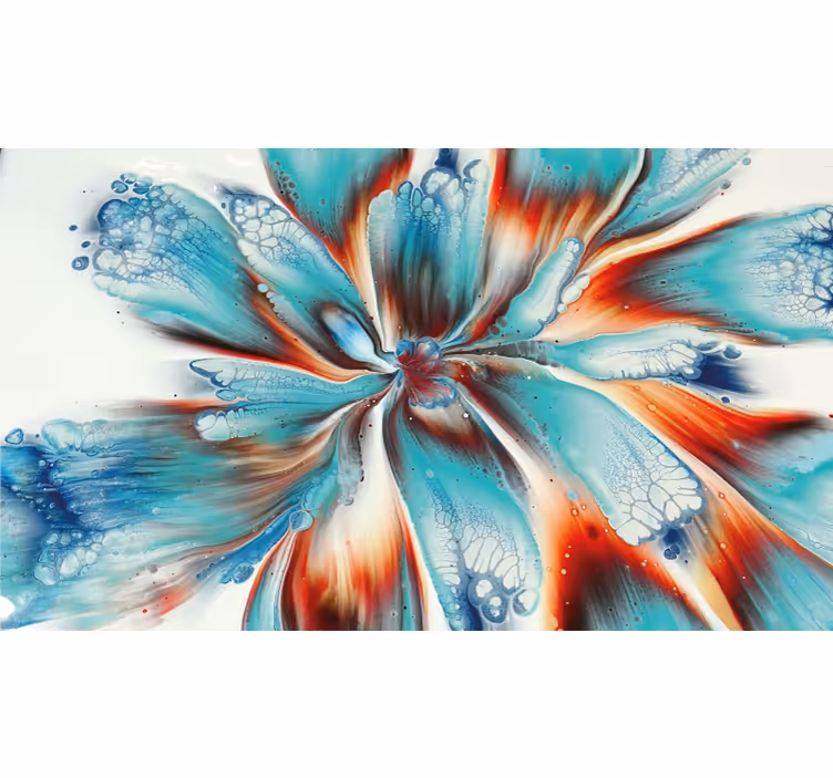 Rollo fenster schlafzimmer moderne bunte blumen - TenStickers