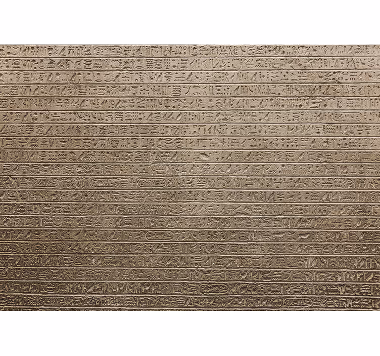 Rollo fenster beige mit ägyptischem hieroglyphenmuster - TenStickers