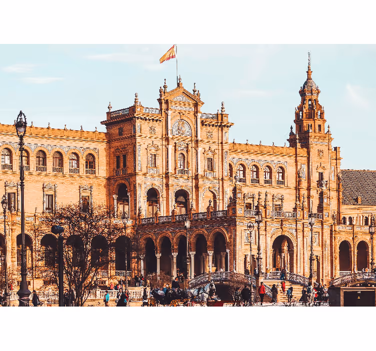 Rollo fenster schlafzimmer sunny plaza spanien sevilla - TenStickers