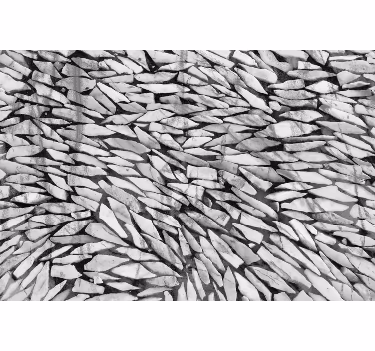 Rollo fenster grau mit marmorstein-muster - TenStickers