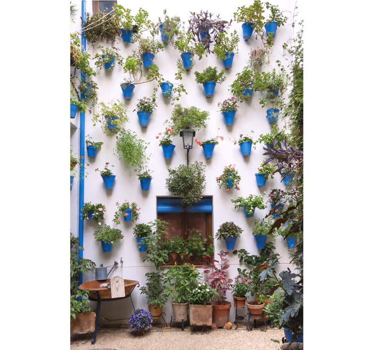 Rollo fenster wohnzimmer im andalusischen stil - TenStickers