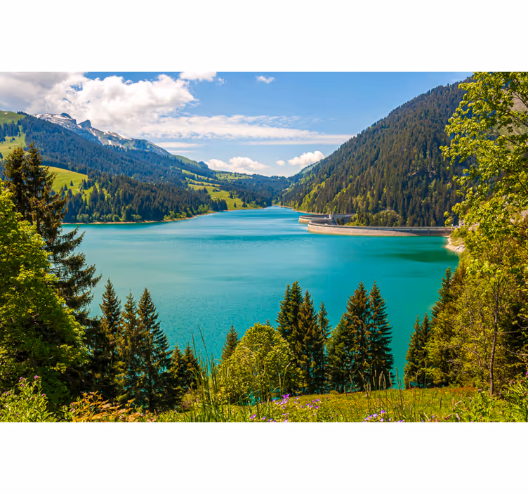 Rollo fenster wohnzimmer lago longrin - TenStickers