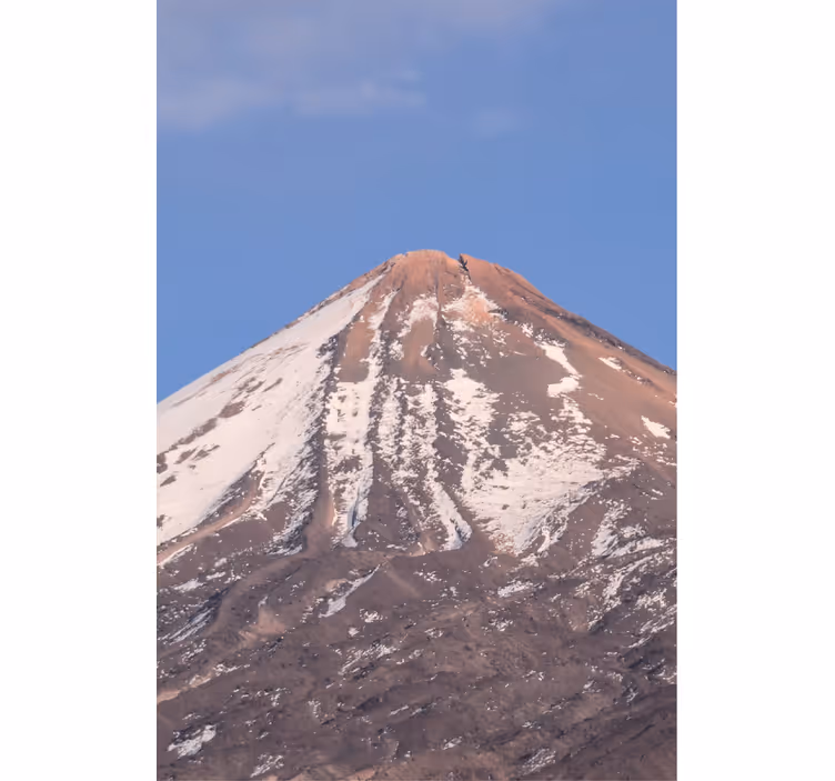 Rollo fenster wohnzimmer teide bergdesign - TenStickers