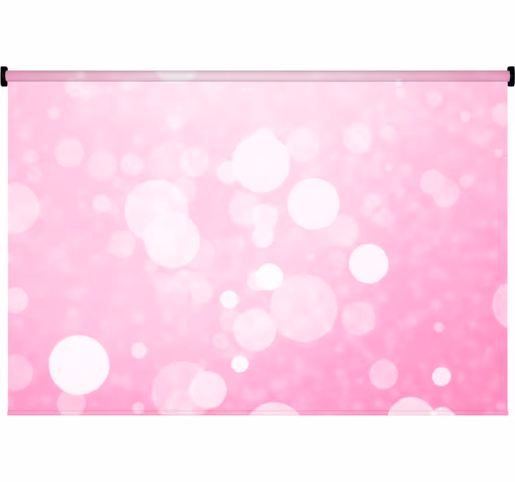 Rollo fenster schlafzimmer mit rosa bokeh hintergrund - TenStickers