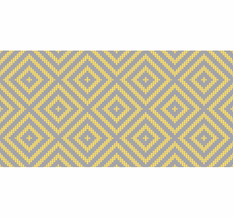 Rollo fenster schlafzimmer in pantone rhombesus - TenStickers