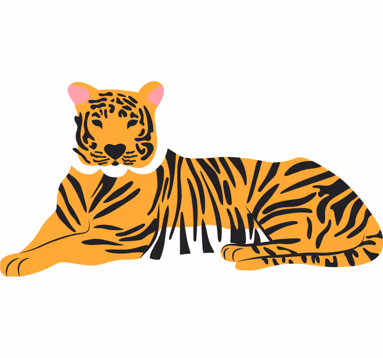 Rollo fenster schlafzimmer im tigermuster - TenStickers