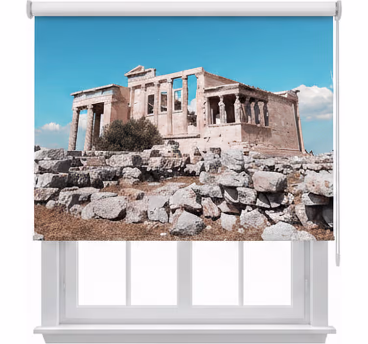 Rollo fenster schlafzimmer im prächtigen akropolis design - TenStickers