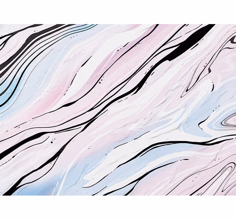 Rollo fenster schlafzimmer pink-schwarzes marmor-design - TenStickers