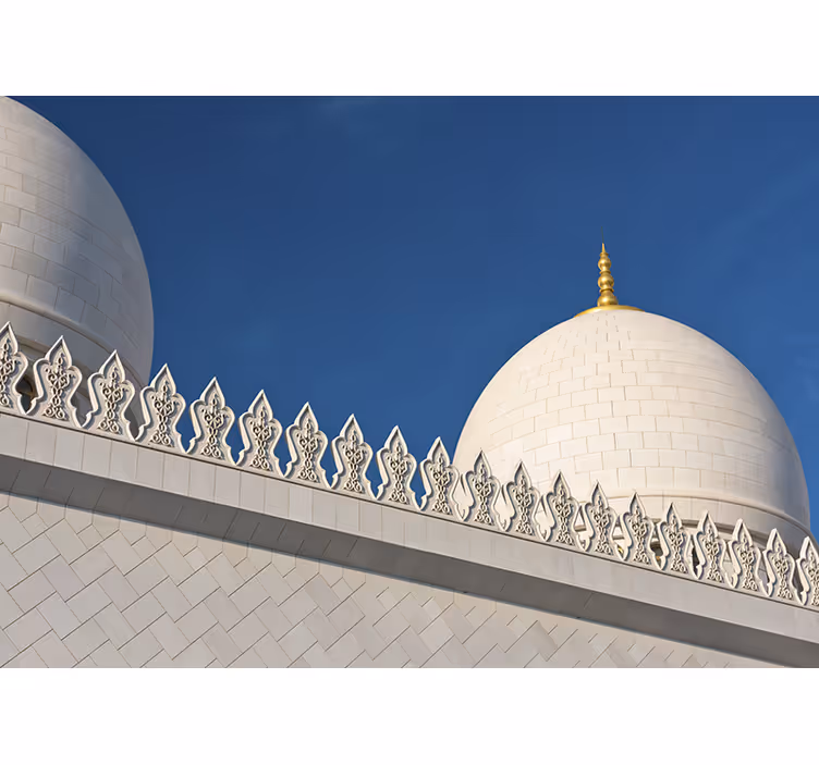 Rollo fenster weiß emirates sheikh zayed - TenStickers