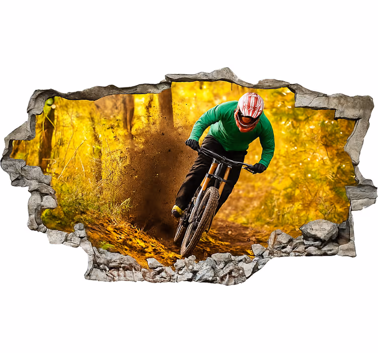 Rollo fenster wohnzimmer herbststaubbrechung - TenStickers