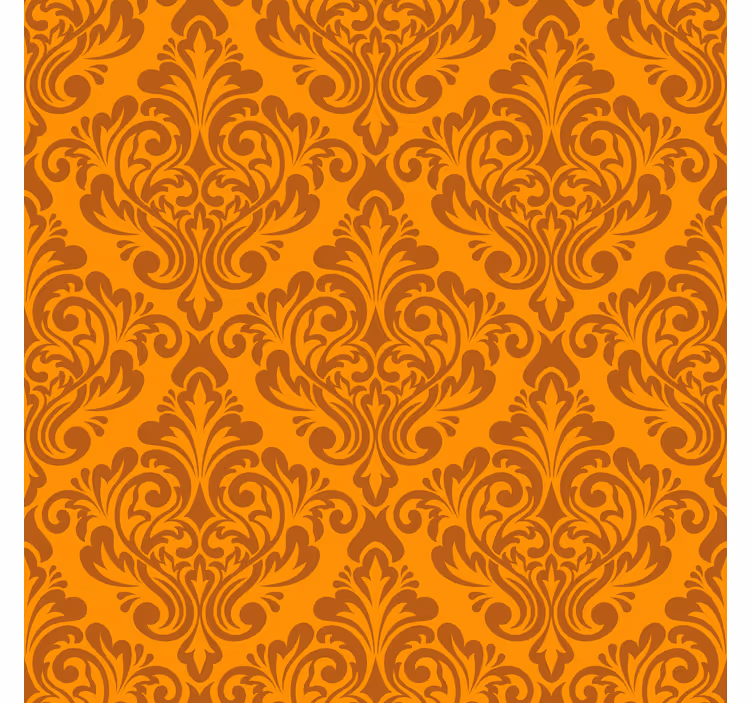 Rollo fenster wohnzimmer im vintage-damast design - TenStickers